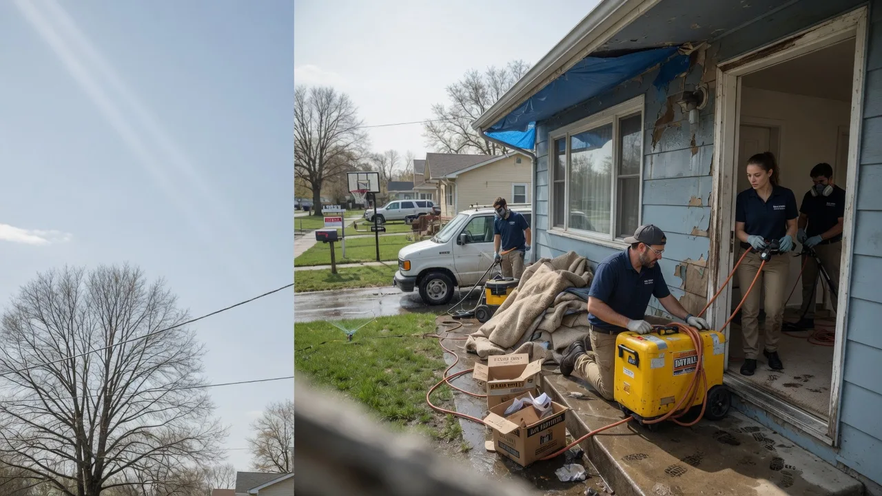 Basement Flood Cleanup in Verona, IL near me